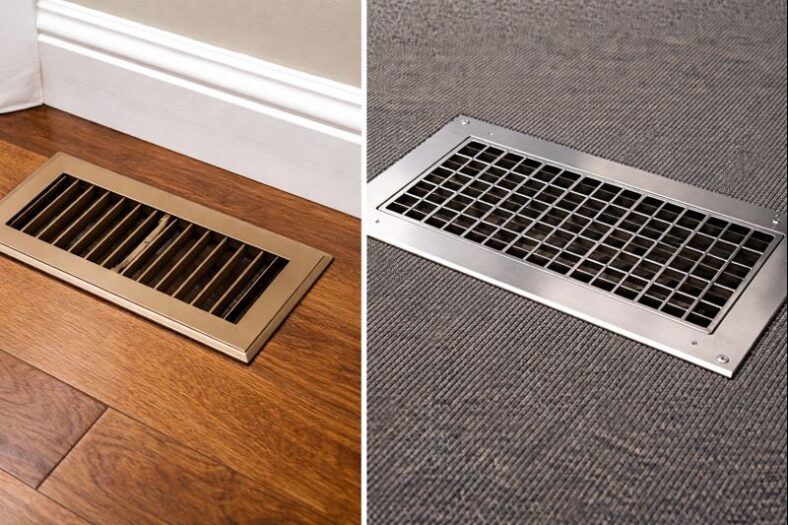 Difference Between Residential and Commercial Floor Vents